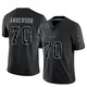 Limited Black Youth Alec Anderson Buffalo Bills Reflective Jersey