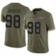 Limited Olive Youth Austin Johnson Buffalo Bills 2022 Salute To Service Jersey